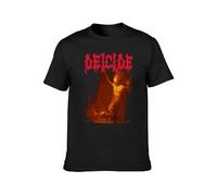 AO DA XIONG in The Minds of Evil By Deicide Unisex T-Shirt Printed Tee Graphic Top Men Shirt Black S
