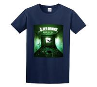 AO DA XIONG Men's Alter Bridge Watch Over You Cotton T Shirt Navy L
