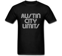 AO DA XIONG Men's Austin City Limits T Shirt Black S