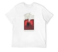 AO DA XIONG Men's Death The Sound of Perseverance T-Shirt White L