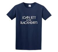 AO DA XIONG Men's Jett Joan And The Blackhearts Cotton T Shirt Navy L