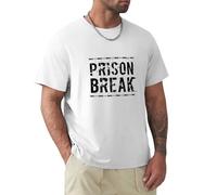 AO DA XIONG Men's T-Shirt Prison Break. TV Series White S