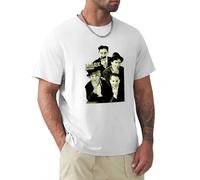 AO DA XIONG Men's The Marx Brothers Cotton T Shirt White XXL
