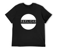 AO DA XIONG Men's Tubeway Army Replicas Design Gary Numan T-Shirts Black S