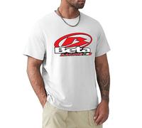 AO DA XIONG Qiemo Beta Racing Motorcycle Sport Logo Shirt Black White Men's White XL