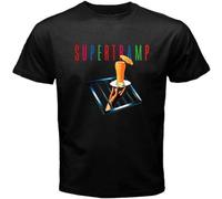 AO DA XIONG Supertramp The Very Best Crime of The Century Mens Black T-Shirt Tees Funny T Shirt Top Tee Black L