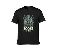 AO DA XIONG Toots And The Maytals Reggae Music T-Shirt Printed Tee Graphic Top for Men Shirt Black M