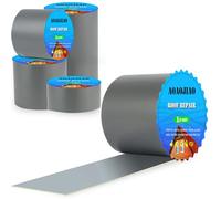 AOAOJIAO Nastro Bituminoso Grondaie, Impermeabile Super Resistente, Butilico Sigillante Adesivo, Riparazione Tetti, Tubi, Grondaie (10cm x 5m x 1 roll)