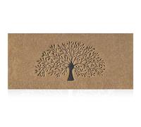 AOAOPQ Zerbini per esterni resistenti, antiscivolo, impermeabili, con retro in gomma, per porta d'ingresso, patio, 45 x 120 cm, marrone