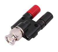 Aoaoy Adattatore per spina a banana BNC a 4 Mm, adattatore per oscilloscopio, mini dimensione, facile da usare, per il collegamento del segnale con terminali da 4 Mm