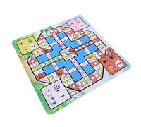 Aoaoy Bambini Che Volano a Scacchi Tappeti, Scacchi per Auto a Forma di Animale per Giochi per Genitore-figlio, 1 Coperta, 1 Dadi, Protezione per il Gioco, Morbido e Isolante 35 X 35