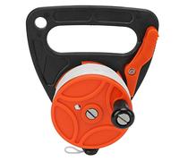 Aoaoy Bobina di corda da immersione, multiuso, con filo bianco da 46 m, per immersioni in grotta (ruota arancione)