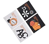 Aoaoy Carte Didattiche per Animali da Compagnia, Modelli a Contrasto Carte Flash per Stimolazione Visiva Infantile in Bianco e Giocattolo Didattico, Ideali (Scheda di stimolazione visiva Tipo A +