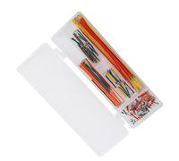 Aoaoy Cavo elettrico 30 × Malemaschio 140 pezzi Box Kits Kit Jumper Cavo Tagliere senza saldatura a forma di cartello 17 x 6 x 2