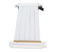 Aoaoy Cavo riser PCIE 4.0 X16 PCIE 4.0 X16 Cavo di prolunga PCIE 4.0 X16 Cavo GPU flessibile pieghevole a 180 gradi per 4090 4080 4070 4060 Ti 7900 XT 7800 XT 7700 XT con schermatura EMI (bianco)