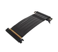 Aoaoy Cavo riser PCIE 4.0 X16 PCIE 4.0 X16 Cavo di prolunga PCIE 4.0 X16 GPU flessibile pieghevole a 180 gradi per 4090 4080 4070 4060 Ti 7900 XT 7800 XT 7700 XT con schermatura EMI (nero)