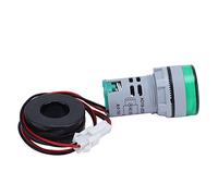 Aoaoy Conter Contatore di Corrente Ritardato, Display Digitale per Misurazione Accurata, Durata Verde e Lunga Servizio con Luce di Segnale di Corrente, AC AD16-22DSA, 0~100A (Verde)