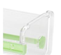 Aoaoy Dispenser per nastro adesivo Washi, con 2 barre seghettate commutabili, design impilabile, in plastica ABS, per una conservazione ordinata del nastro (verde)