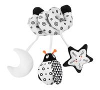 Aoaoy Giocattoli Sedili Auto Bambini per Bambini 0-6 Mesi, Appendere L' di attività Mobile Regolabile Musica, Pendenti a Spirale Ad Alto Contrasto Phlush Toys Crib (Cambiamento di Coccinella)