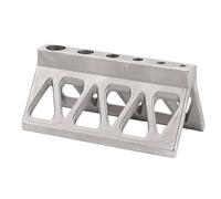 Aoaoy Guida del Trapano per Tubi, Strumento di Precisione per Cilindri e Tubi, Centri la Punta del Trapano Sul Cilindro, Realizzato in Acciaio Inossidabile 304