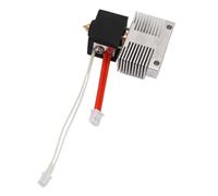 Aoaoy Kit Fine Hot Stampante 3D, Ugello 0,4 Mm Ottone 300 ℃ Blocco Riscaldamento 24 V 50W Kit Hotend Estrusore Asta Riscaldamento per 4, con Connessione Trasparente per