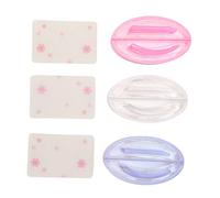 Aoaoy Kit Modello di Timbro per Unghie 3 Pz, Set di Banconote in Silicone per Unghie in Silicone, Strumenti Di Stampaggio Manicure per Modelli Di Arte Neve Fiocco