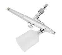 Aoaoy Kit per aerografo a doppia azione, con erogatore di grande capacità, set di strumenti colorati con accessori, per opere d'arte, bellezza delle unghie (0,5 mm)