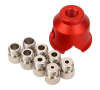 Aoaoy Localizzatore di Punzonatura del Foro Verticale, Localizzatore di Perforazione a Foro Dritto in Legno con 8 Boccole per Trapano, Strumento Efficiente per Fori Diritti, Assi,