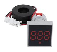 Aoaoy Misuratore di Corrente Digitale, AC AD16-22FSA, Alta Luce Indicatore di luminosità, Basso Consumo di Energia, Dimensioni Compatte per Uso Esterno, con Grande Precisione (Rosso)