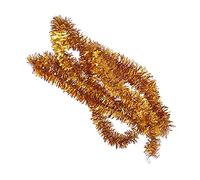 Aoaoy Nastro Natalizio, Nastro Metallico in Tinsel per Casa delle Bambole, 12 Decorazioni in Miniatura per Casa delle Bambole in Alluminio, 45 Cm, per Artigianato Fai da Te, Decorazioni per la (Oro)