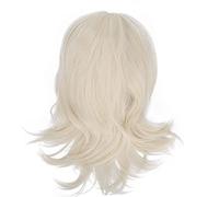 Aoaoy Parrucca da donna, soffice e reale, morbida al tatto, comoda e sicura, rete con buona permeabilità all'aria, adatta per feste, Halloween e vita quotidiana