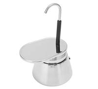 Aoaoy Pentola per moka a tubo singolo, in acciaio inox, per caffè in acciaio inox, per uso domestico (200 ml)