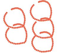 Aoaoy Perle di Pietra Rossa, 5 Pezzi 8 Mm per la Produzione di Gioielli, Mestieri Fai -da -te con Perle Rotonde, Ideale per i Mestieri Fai -da -te