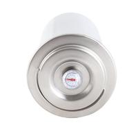 Aoaoy Pressa per carne in acciaio inox, facile ad alta efficienza, leggera, non deformabile, con termometro, per cucina