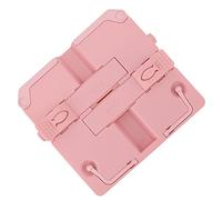 Aoaoy Scaffale da lettura pieghevole portatile con bordi rotondi in ABS, supporto per libri e biblioteche scolastiche (rosa)