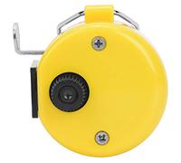 Aoaoy Scatola in metallo, corpo piccolo, facile da usare, contatore portatile, registrazione orari, varietà di colori, per statistiche dati, partecipazione a conferenze, flusso di traffico (giallo)