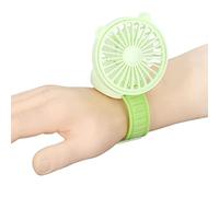 Aoaoy Simpatico orologio portatile con orecchie di orso, con cinturino regolabile, ricarica USB, per bambini, giocare, compiti (verde fluorescente)