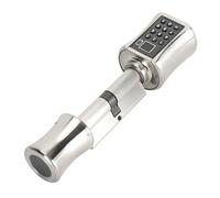 Aoaoy Smart KeyPad Blocco, Blocco di Impronte Digitali Biometrica per Controllo Dell'app in Lega di Alluminio con Chiusura Elettronica, Adatto per Porte di Ferro in Legno, Porte di
