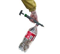 Aoaoy Spruzzatore da giardino, pompa portatile con ugello di irrigazione regolabile, in plastica grigia, portatile, pompa manuale (alimentato a mano), tubo da 30 cm, ideale per irrigazione e cura