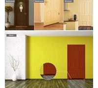 Aoaoy Striscia di guarnizione in silicone per porta, protezione per tutte le stagioni, insonorizzante, per porte con lunghezza regolabile, facile installazione (marrone)