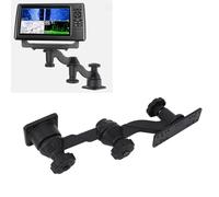 Aoaoy Supporto per braccio ploter, supporto per il braccio del fishfinder, staffa orizzontale da 29 cm con pannello da 15,9 x 5,1 cm