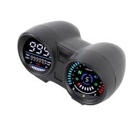 Aoaoy Tachimetro della Moto, Display Digitale di Retroilluminazione a 7 Colori per CG125 2000-2008, Brasile Titan 150, FAN150 2010 2010, ABS+ Metal, DC 12V, Sensore Hall