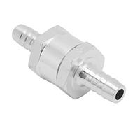 Aoaoy Valvola di ritegno usa e getta, valvola di ritegno, lega di alluminio, universale per carburante, benzina, olio, benzina, acqua (8 mm)