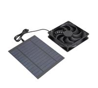 Aoaoy Ventilatore di scarico ad energia solare da 6 W, ad alta aria, per polli e case di animali domestici, risparmio energetico