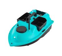 AOAPUMM Telecomando da 500 m, 2 batterie da 5200 mAh, barca esca RC per pescatori con posizionamento GPS, contenitore a 3 scomparti, luci notturne a LED, ritorno auto, per lago, fiume, mare