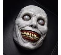 Aobiforu Maschera horror, maschera spaventosa per Halloween, travestimento da demone sorridente, clown spaventoso, cosplay, Halloween, demone, carnevale, per donne e uomini, accessori per feste