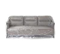 Aoblok Coperture per mobili in plastica per sedie mobili, impermeabili, resistenti alla polvere, trasparenti, per poltrone o recliner, extra large 244 x 107 x 158 cm (divano)