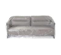 Aoblok Coprisedie in plastica impermeabili, resistenti alla polvere, tasche mobile trasparenti per poltrone o recliner extra large 173 x 107 x 158 cm (Loveseat)