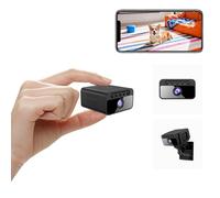 AOBOCAM Mini Telecamera WiFi Interna 4K, Videocamera Sorveglianza per Casa con Visione Notturna, 5 Ore Autonomia, Notifiche Movimento Istantanee, Doppia Memoria SD/Cloud, Controllo Remoto Con App