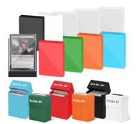 AOBOPLE 606PCS Deck Box Bustine Carte Protettive Set,6 Deckbox per Carte da Collezione,300 Card Sleeves e 300 Sleeves Bustine Carte,Trasparenti Card Sleeves per Pokemon,MTG, TCG,Colore